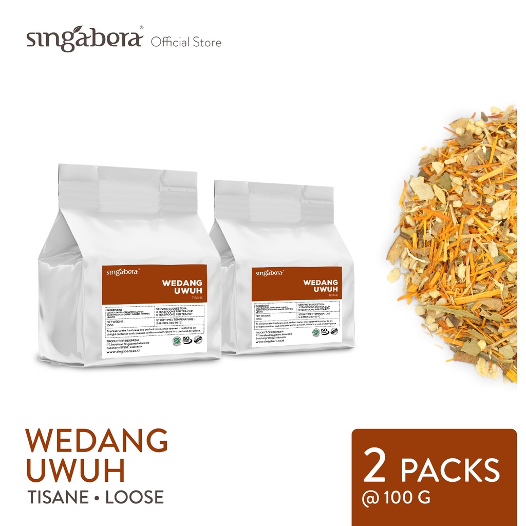 

Singabera Tisane Wedang uwuh –Seduhan Herba– 2 packs @ 100 g