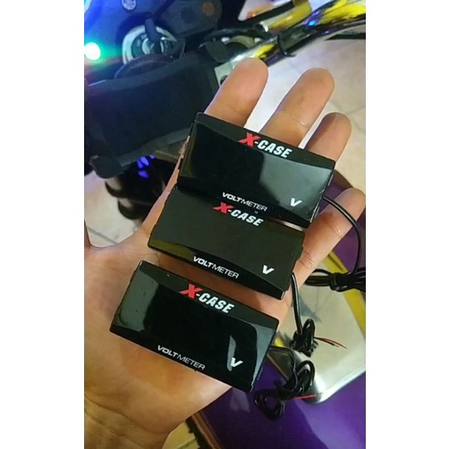 VOLTASE AKI LED VOLMETER AKI LED LAMPU TEGANGAN AKI MOTOR