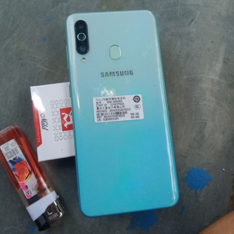 Samsung a60 ram 6 64 minus lcd mesin prawan normal garansi