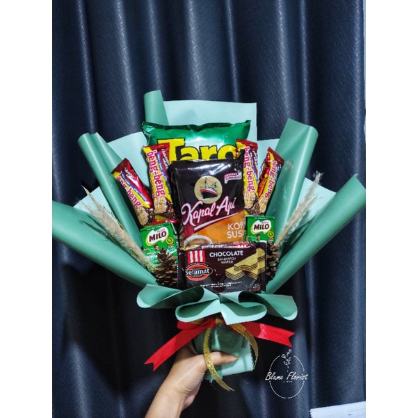 

Buket Snack Tema Hijau