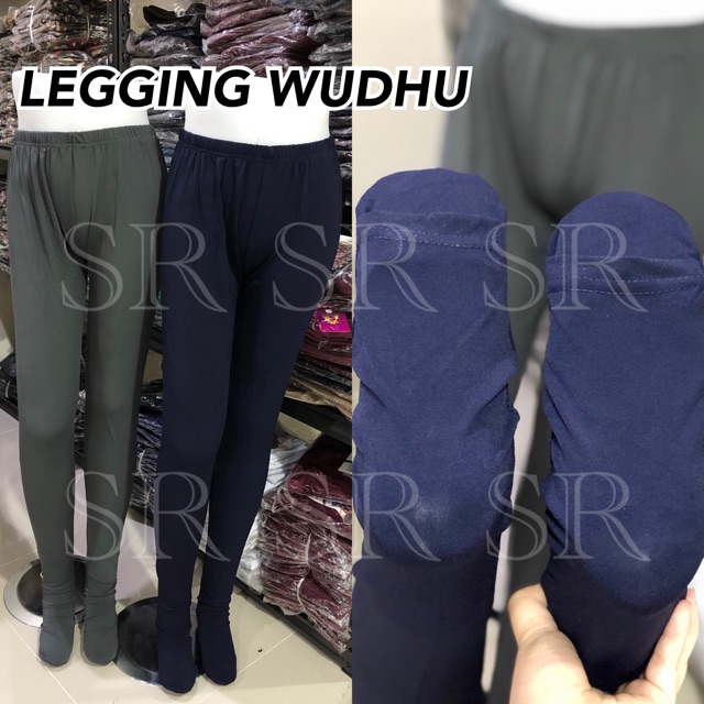 Legging Wudhu Wanita Spandex Korea Dingin Lembut Melar