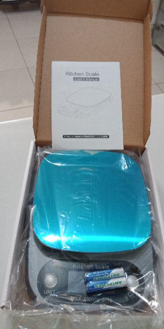 Timbangan Dapur Digital Premium Desain Kitchen Scale 10kg Akurasi 1gr