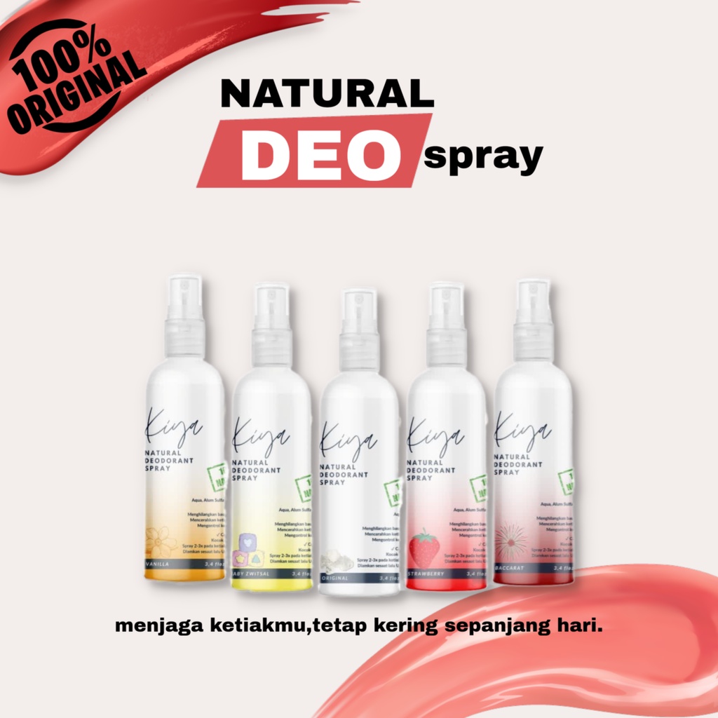 DEODORANT TAWAS SPRAY 100ML KIYA DEODORAN