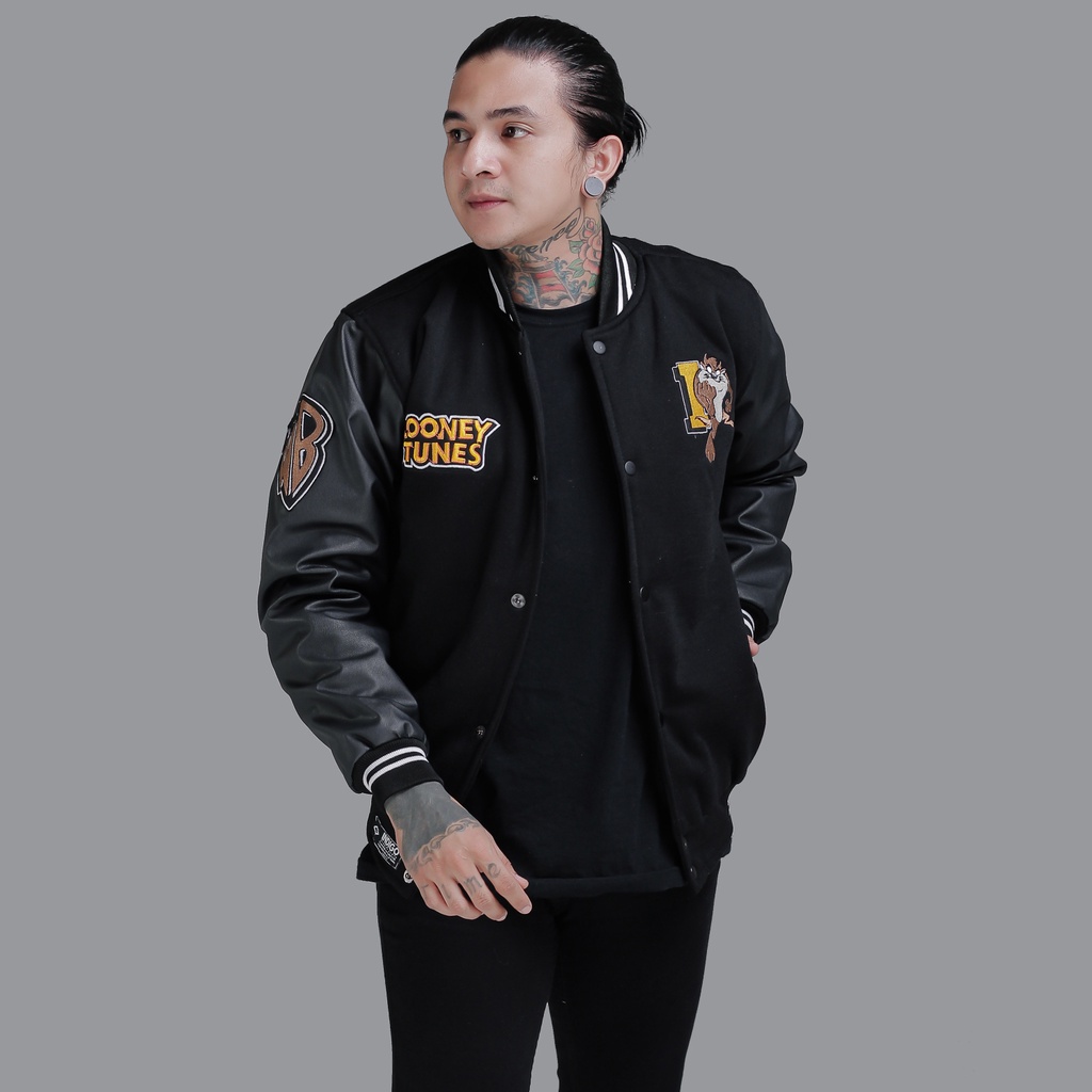 JAKET BASEBALL VARSITY LONEY TOON TAZMANIA