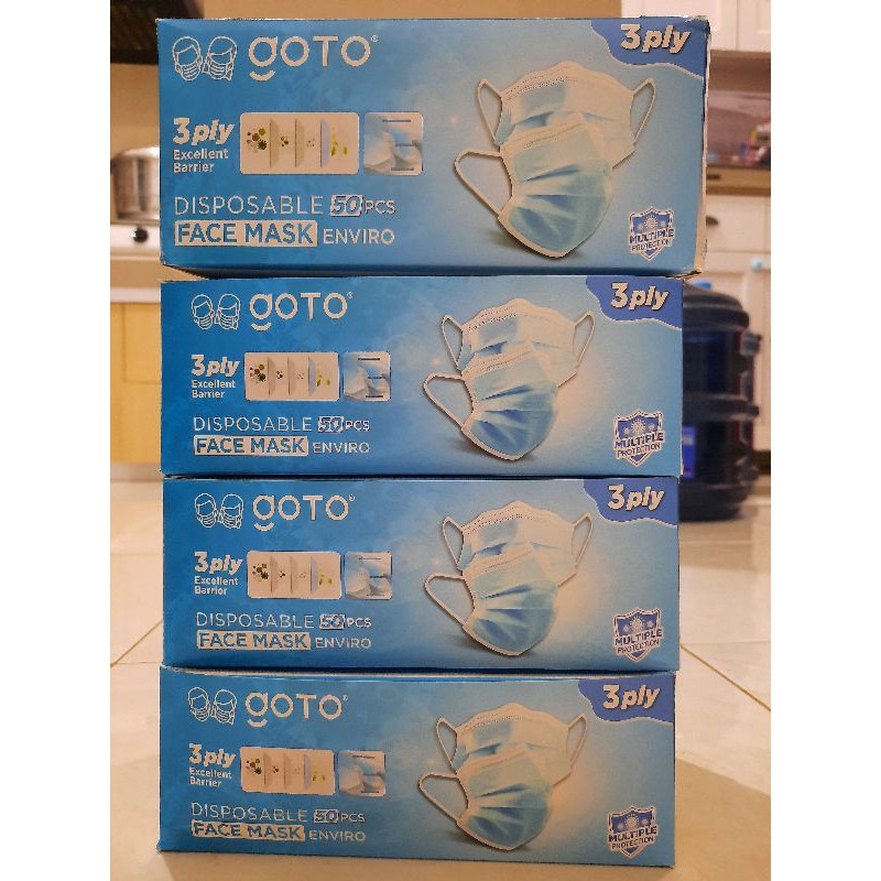 Masker Goto 3ply isi 50pcs