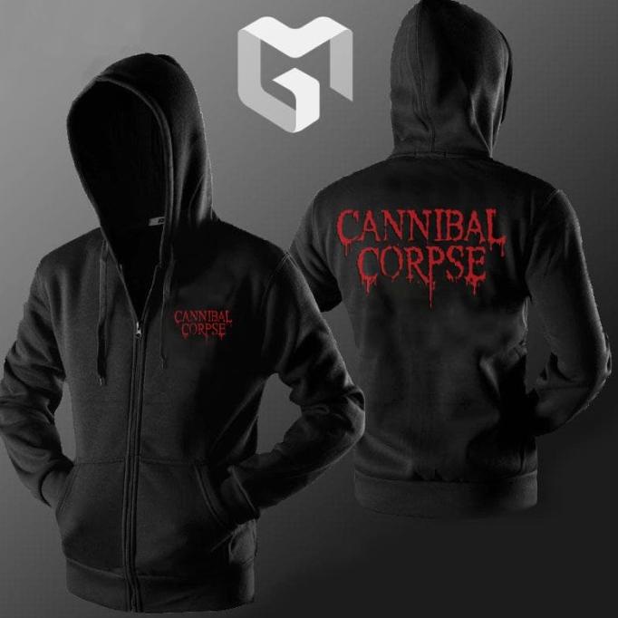 Jaket Hoodie Sweater Band Cannibal Corpse Sweatshirt Zipper