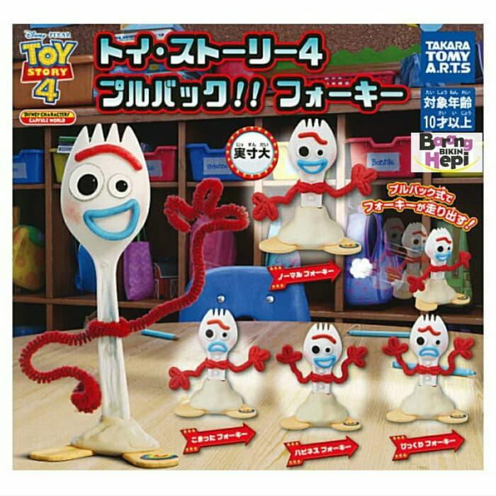 [mainan-hobi] Gashapon Toy Story Forky Set of 4
