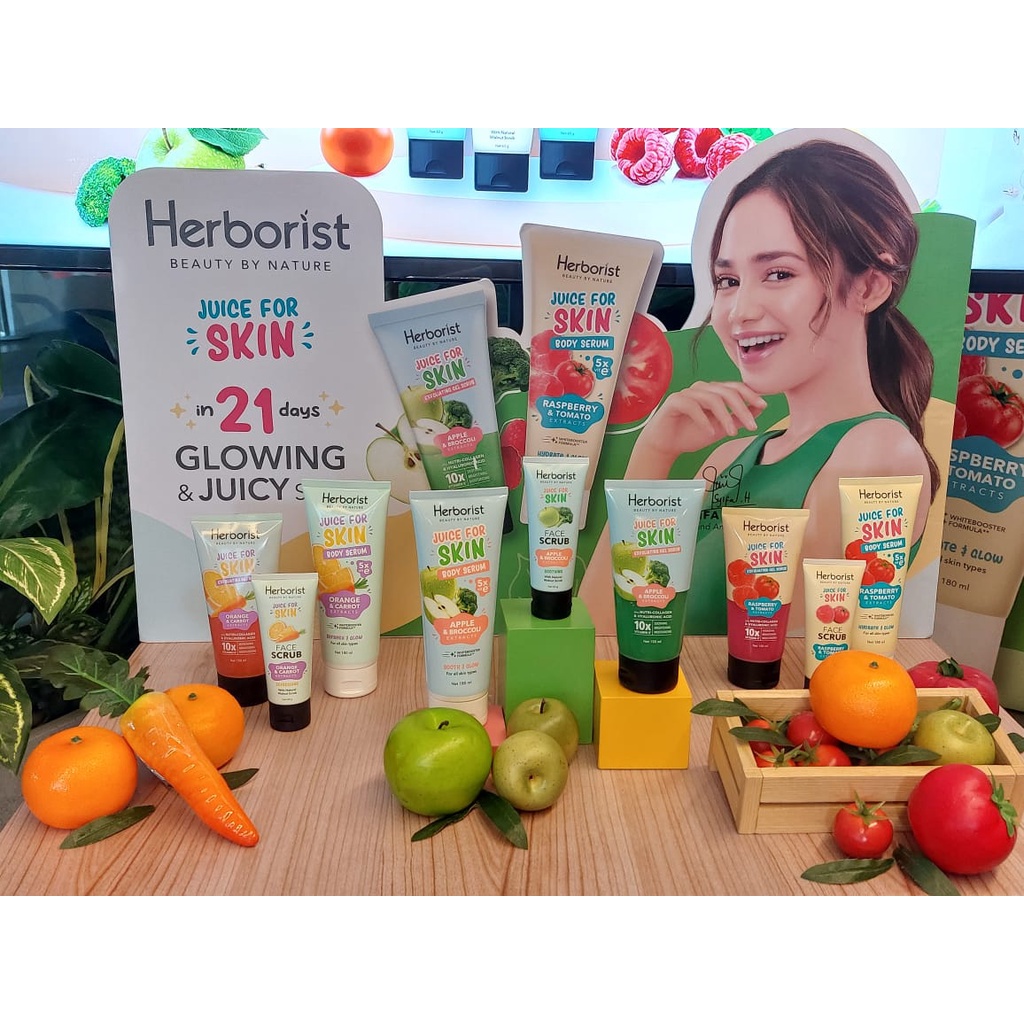Jual Herborist Juice for Skin Series Body Serum Face Scrub