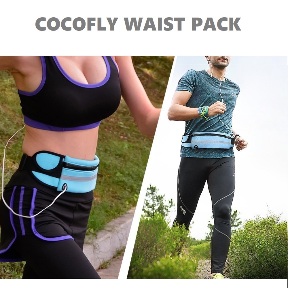 Tas Pinggang Olahraga Waist bag Running Belt Sepeda Lari Fitness Import High Quality