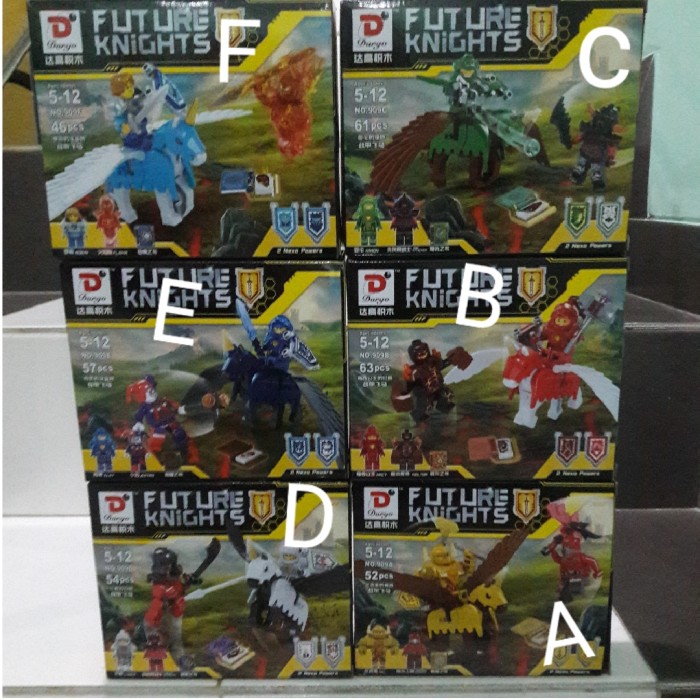BISA BAYAR DIRUMAH Lego Nexo Knight Kuda Pegasus Jestro Lance Clay Robin Aaron Macy Axl MURAH