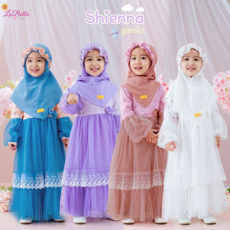 [ SHIENNA ] By Labella gamis shienna Labella baju dress tutu terbaru gaun bayi baby balita baju lucu