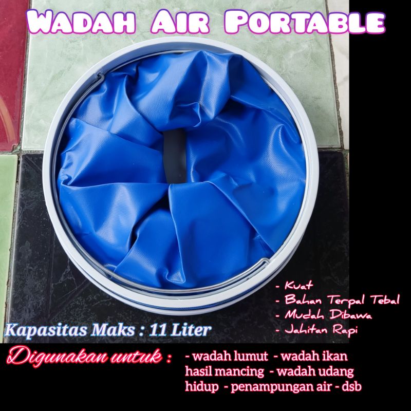 Wadah Air Portable Set Kelengkapan Memancing