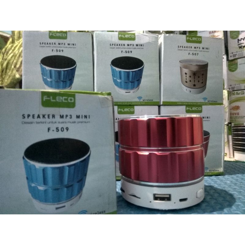 Speaker Music Box Bluetooth FM-Radio Fleco F508