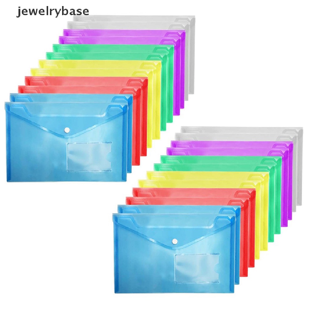 (jewelrybase) Map Folder Plastik Transparan Ukuran A5 Untuk Dokumen