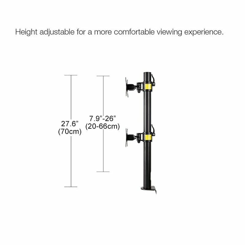 bracket monitor jepit meja 13 - 28 inch impor