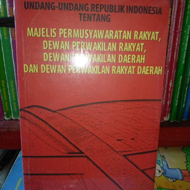 

UNDANG - UNDANG REPUBLIK INDONESIA TENTANG MD3