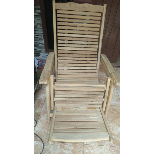 kursi malas kayu jati