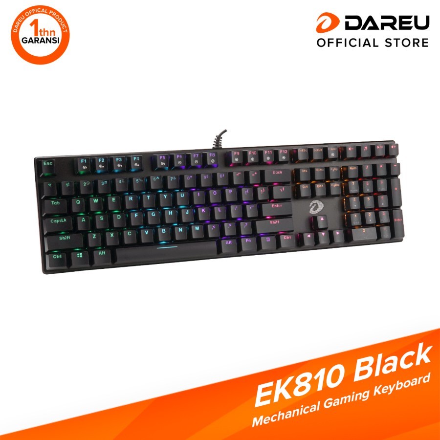 DAREU EK-810 Mechanical Keyboard Pink White