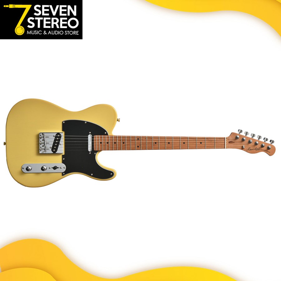 Bacchus BTE-1 RSM BTE1RSM Butterscotch Blonde Roasted Maple Telecaster