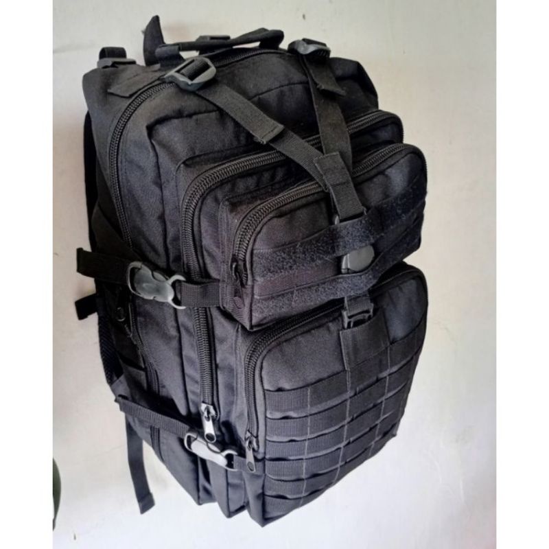 RANSEL ARMY SEMI MILITER 50L FREE 1 LOGO RANDOM