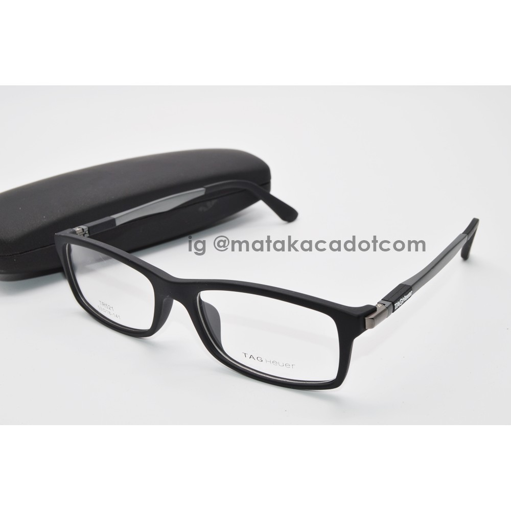 Frame Kacamata Tag Heuer 521 Hitam / Kacamata Wanita  / Aksesoris Wanita