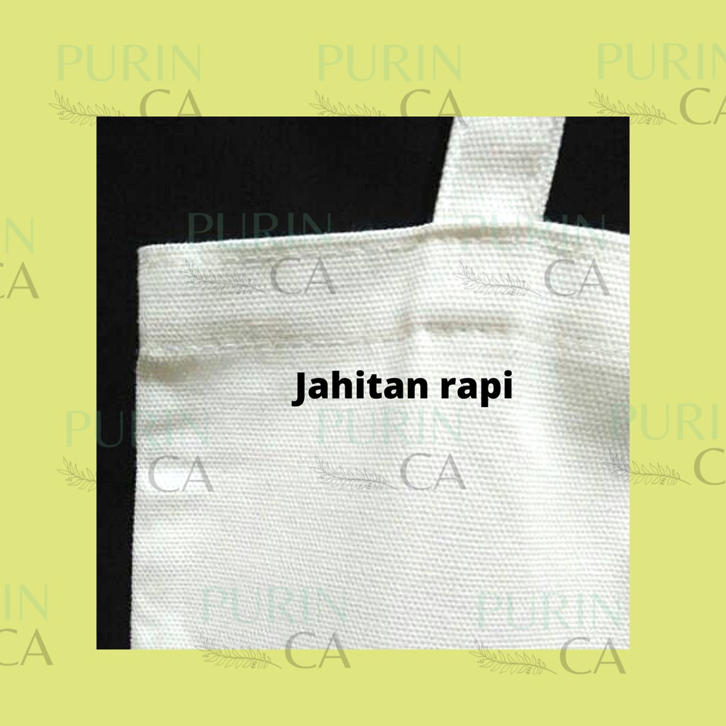 Tote bag Kanvas Gambar Unicorn Rainbow Cute