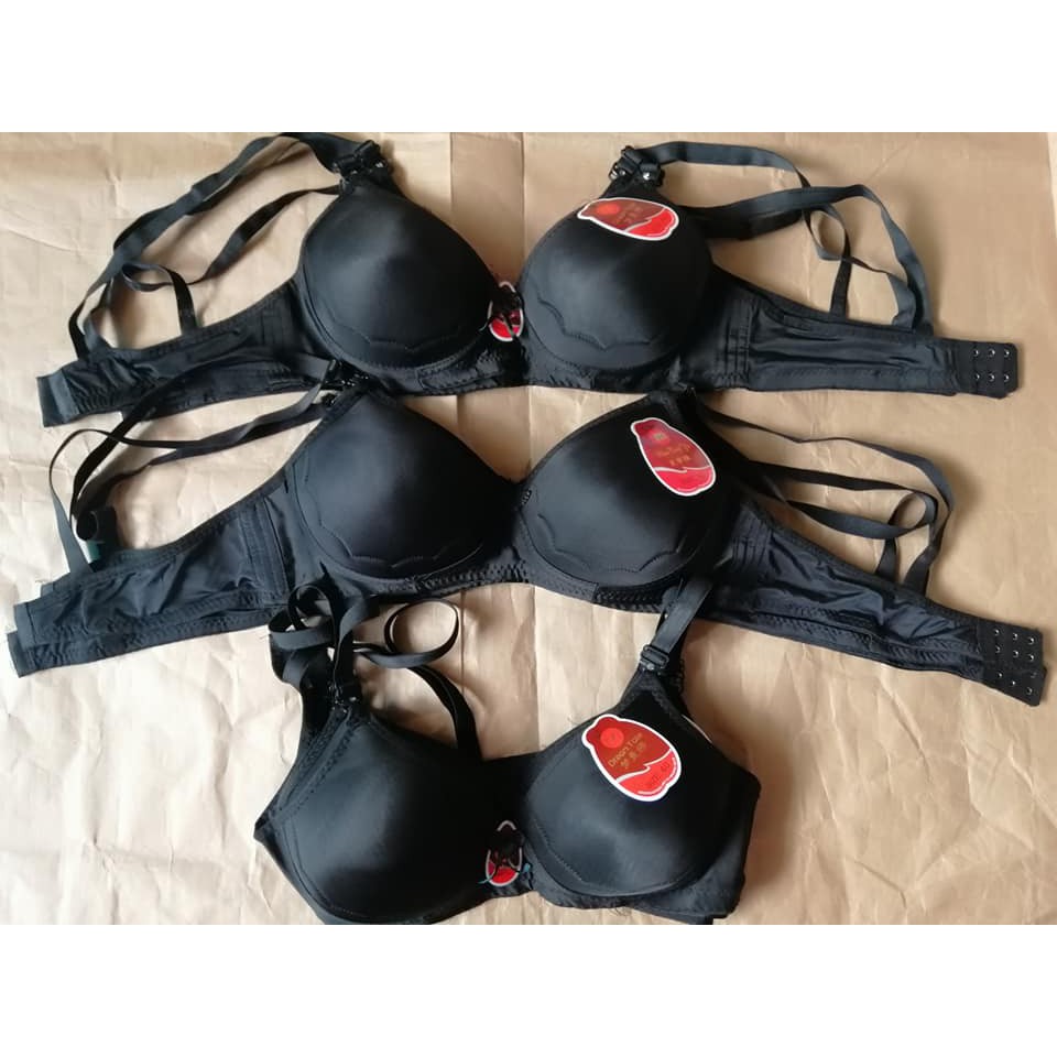 BH BUSA HITAM POLOS // BUSA TANPA KAWAT // SEXY