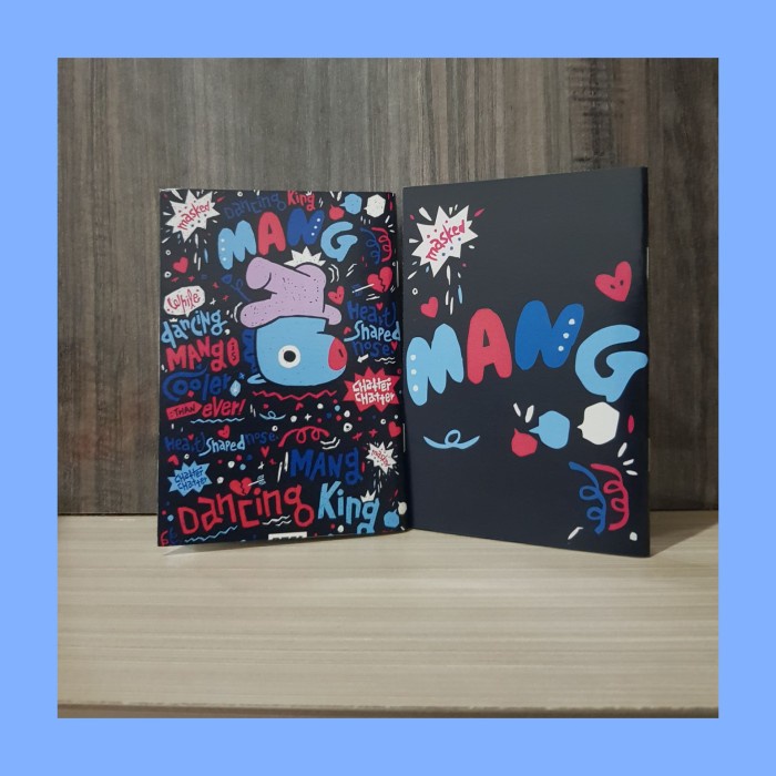 

Buruan Kpop Merch - Bt21 Merch - Bt21 Mang Note Book / Buku Notes Bt21 Promo