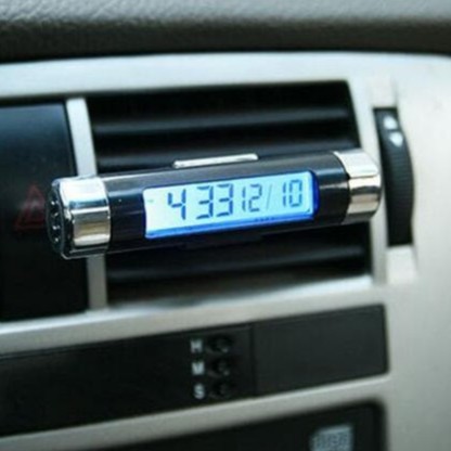 Pengukur Suhu Ruangan Dan Jam Mobil Digital Layar LED