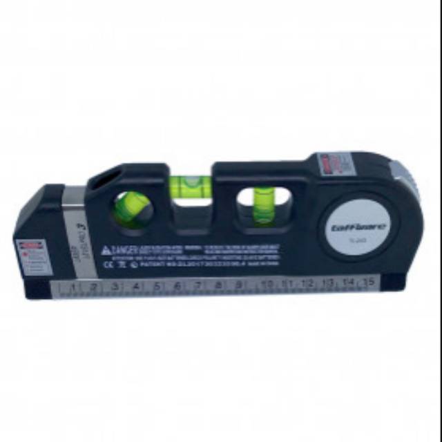 

Penggaris Laser Horizontal Vertical 250CM + Waterpass - TL243 - Black