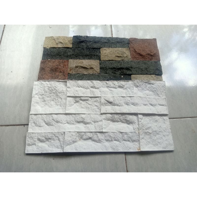 Cetakan Batu alam STAMP Motif Mozaik persegi/Bahan Silicon/untuk dekorasi dinding