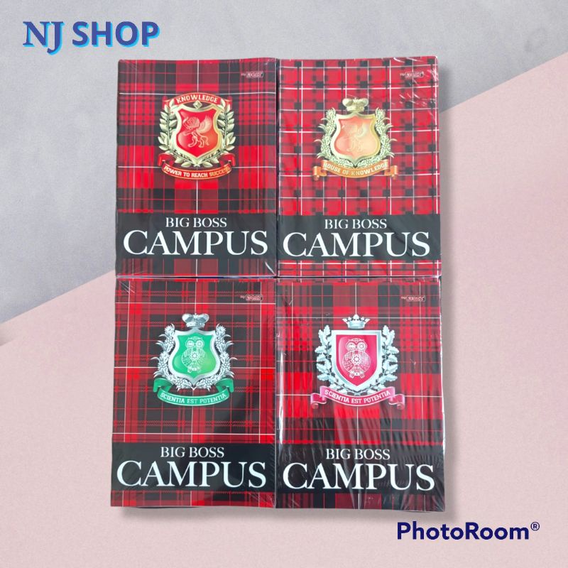 

[BUKU TULIS PER PACK] - Big BOSS Campus 36 Lembar ISI 10pcs - Buku Boxy