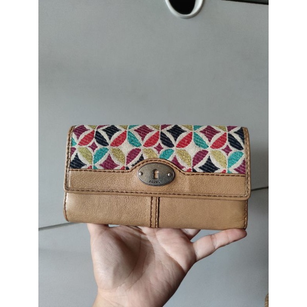 Dompet Fossil Patchwork