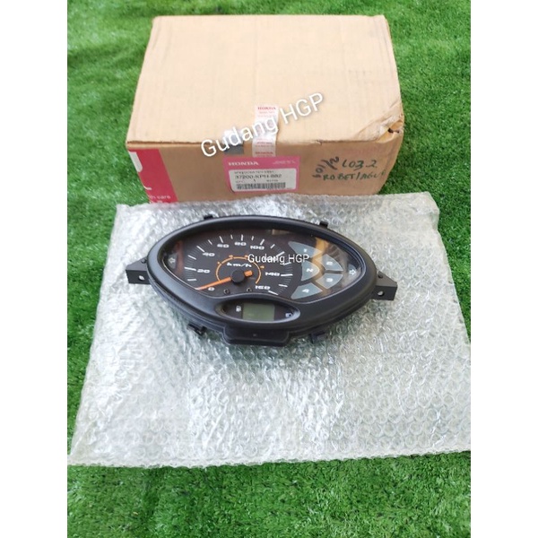 Speedometer Assy Spidometer Honda Karisma Tromol Socket Hijau 37200-KPH-882 Ori Honda Genuine Parts 