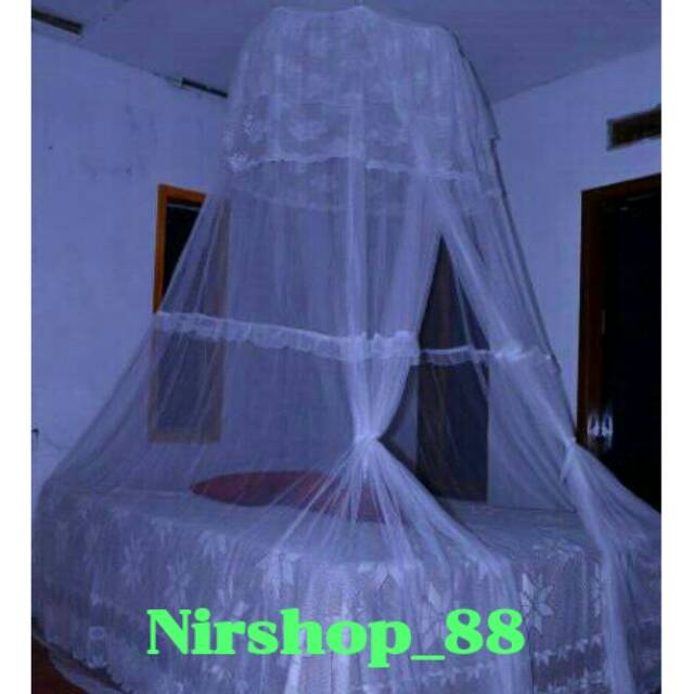 Kelambu gantung "JODHA" putih