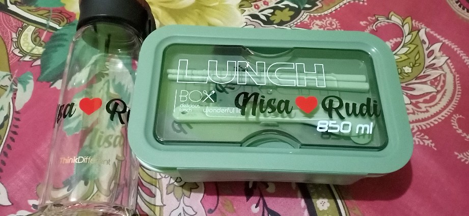 Botol Minum X&w Glass Borosilicate 470ml U-1255