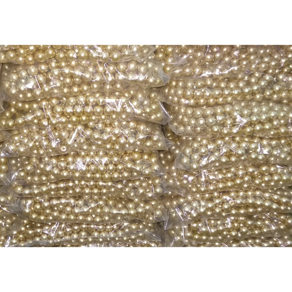 Mote Mutiara Diameter 8mm-Mote Manik Manik 30Gram