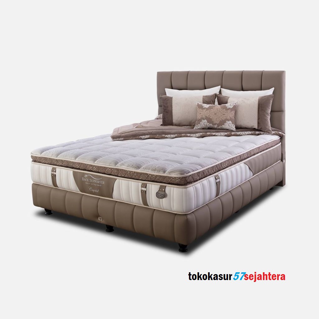 Kasur Springbed Spring Air type Crystal (Full Set)