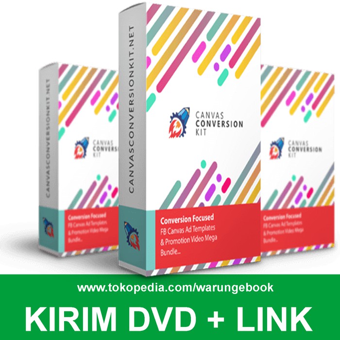 Buku FB CANVAS CONVERSION KIT dan Video Mentoring FB Ads