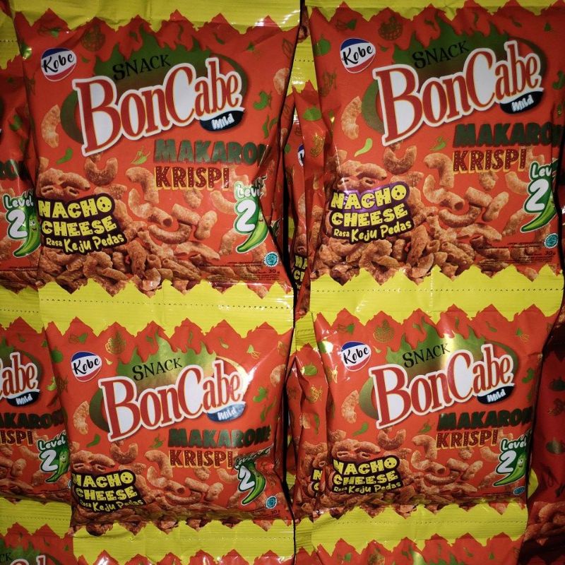 Bon Cabe Makaroni Snack Renceng isi 10 pcs