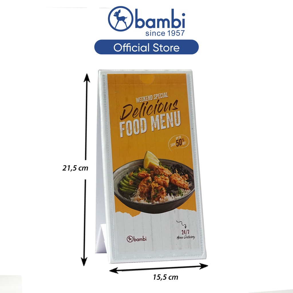 

Bambi Standing Table Number Holder Restaurant & Café Original