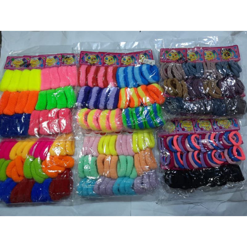 Ikat Rambut Donat 12kar Besar Per Pack Grosir