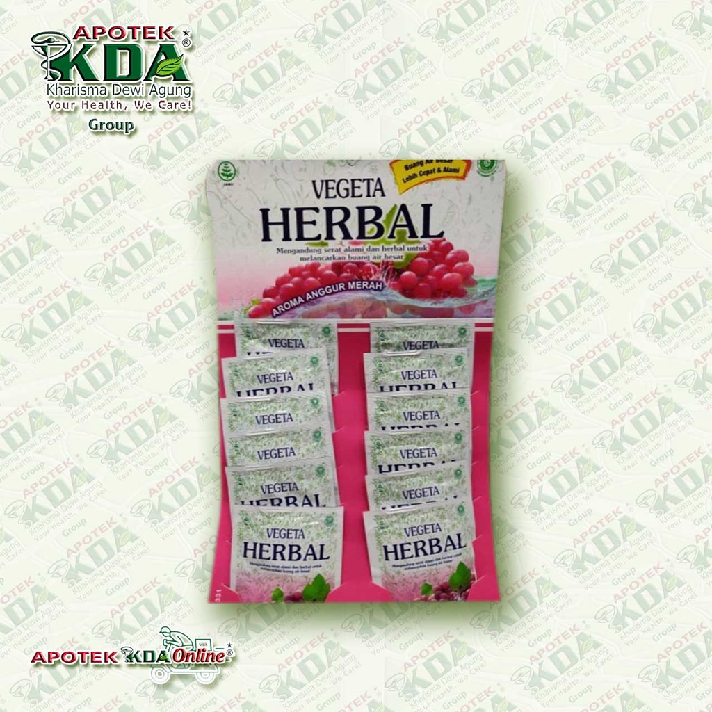 

VEGETA HERBAL | BUANG AIR BESAR LANCAR
