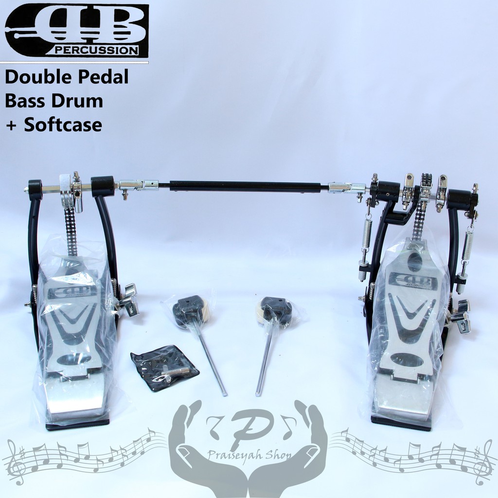 DB Percussion Double Pedal Bass Drum DDPD-669 Original Include Bag Tas