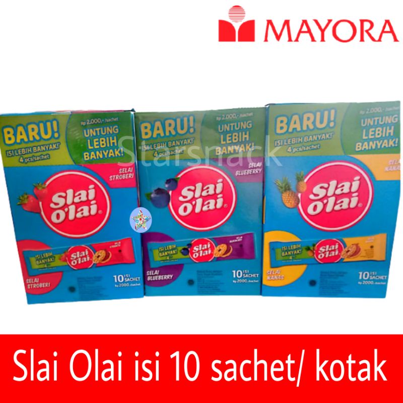 

Slai O'lai Biskuit Selai isi 10 pc/kotak