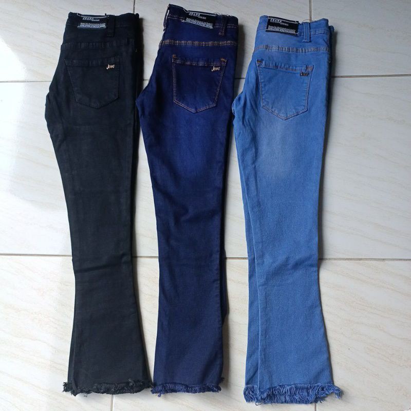 Celana jins Cutbray Jeans Anak Perempuan Usia 6-12 Rawis SoftJeans