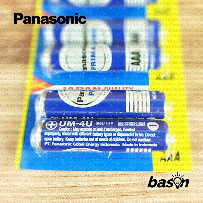 Baterai Panasonic AAA Prima Blue (isi A3 12 pcs) - Batere Remote / Kecil