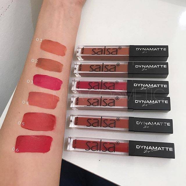 Salsa Lip Cream Dynamatte Original Lipstik Matte Tahan Lama Kualitas Premium BPOM