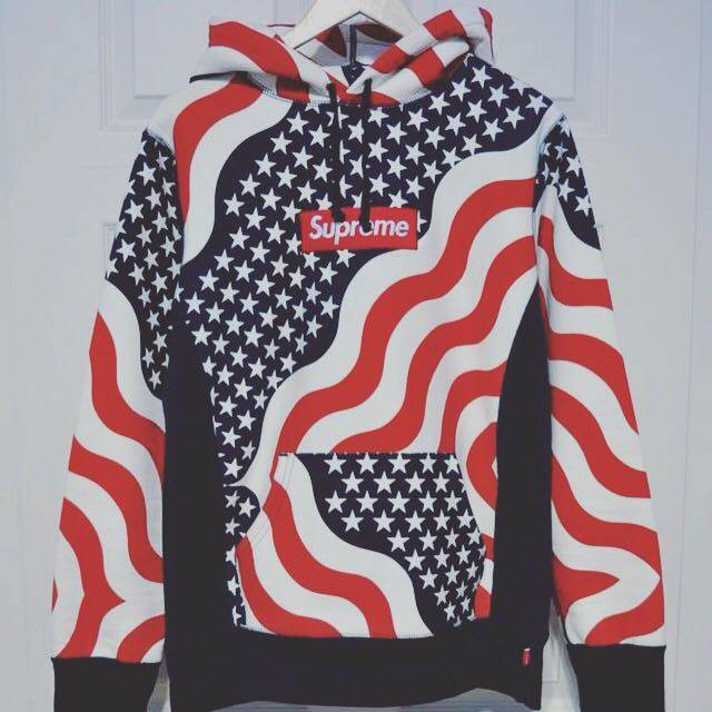 american flag supreme hoodie