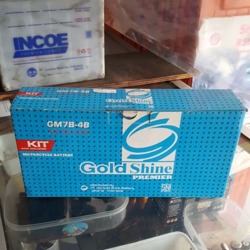 Accu Motor Basah tipe GM7B-4B 12V7Ah / 10HR